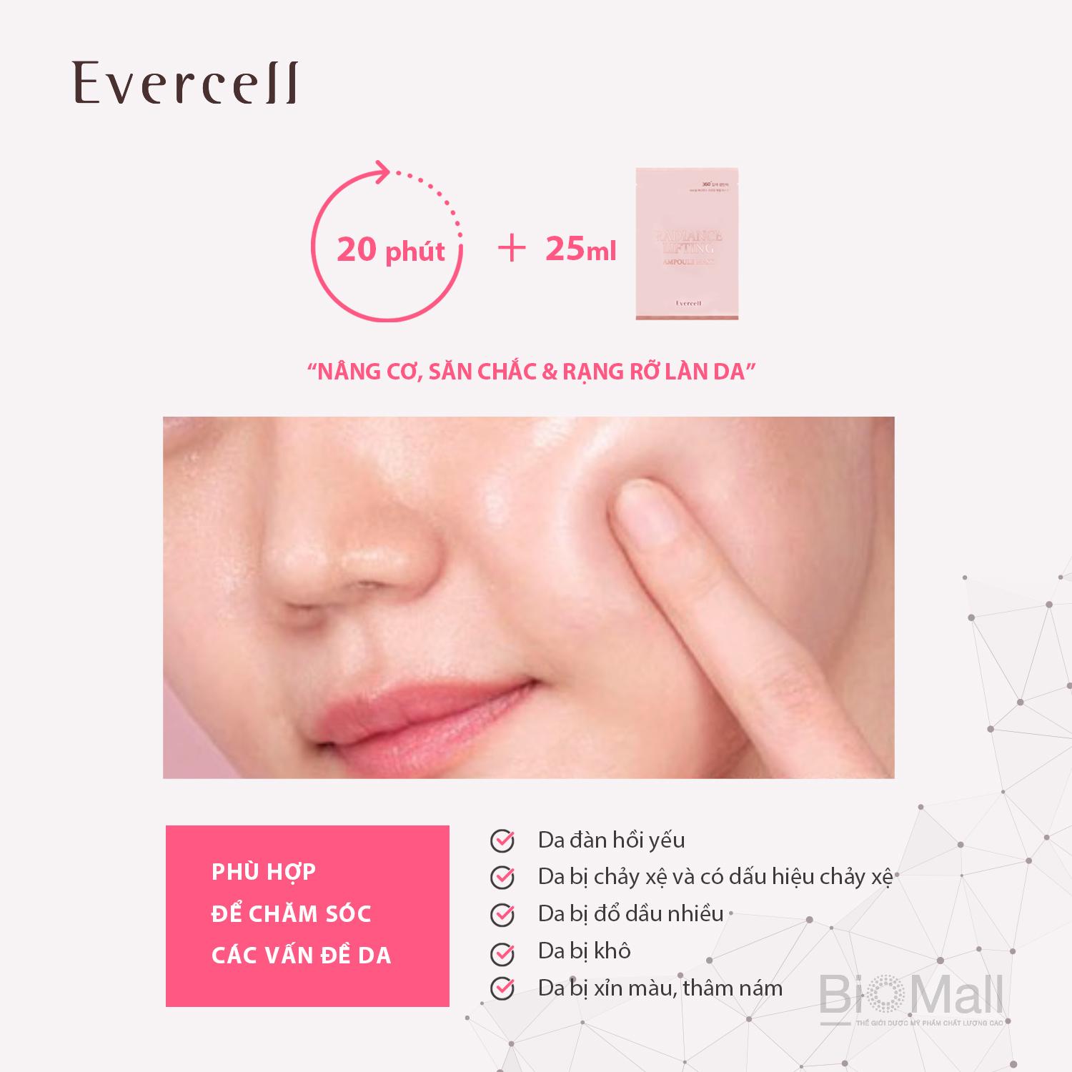 Evercell Radiance Lifting Ampoule Mask 360
